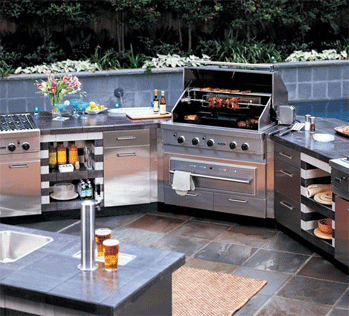Kitchen on Planning An Affordable Outdoor Kitchen Grill