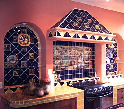 Kitchen Tiles Ideas on Blue Kitchen Decor Can Seem A Little Bit Cold And Impersonal