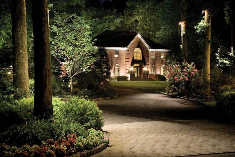 Driveway lighting is a very effective way of dramatically changing the ...