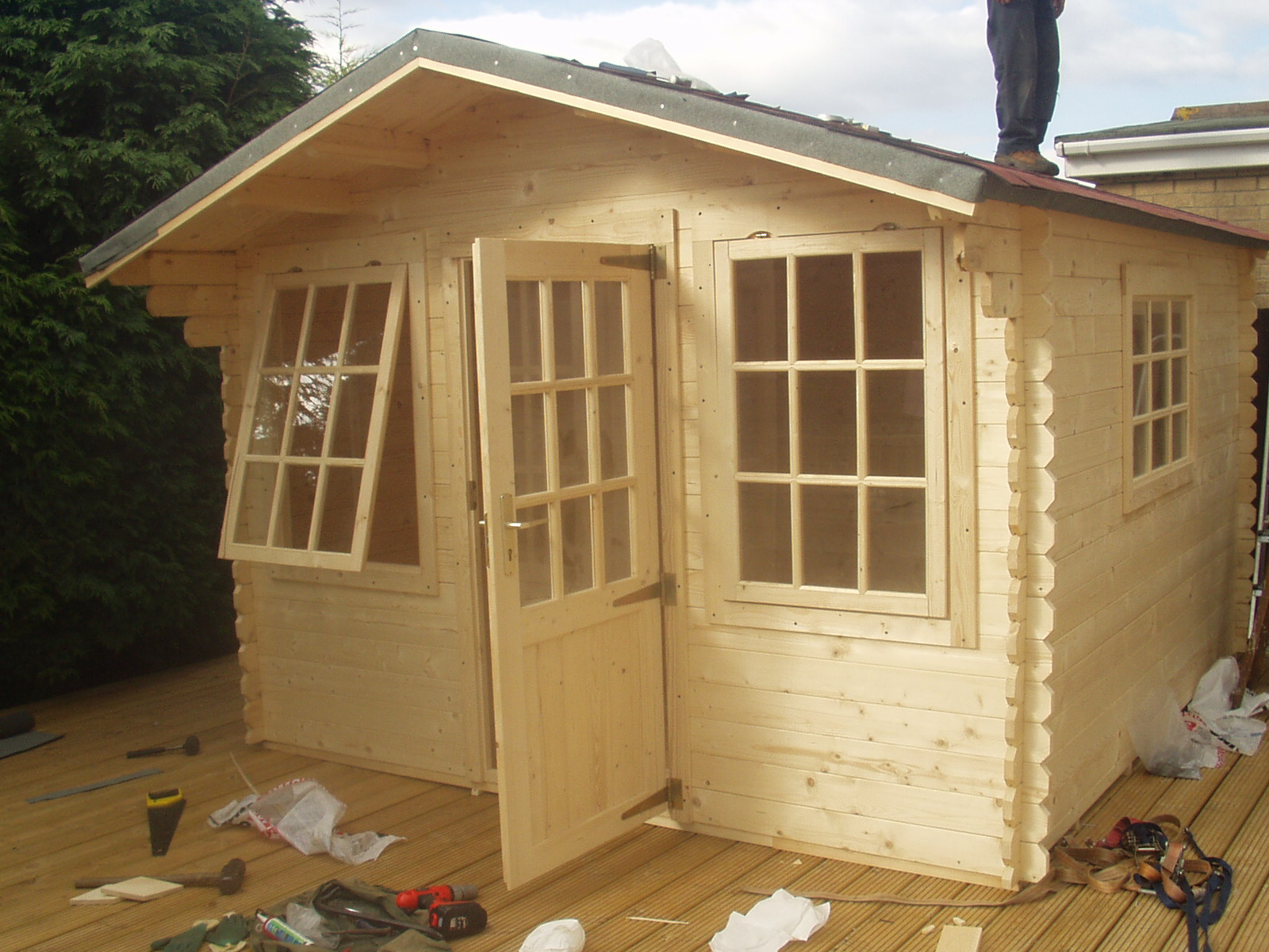  skipping any parts or trying to rush things in building DIY sheds