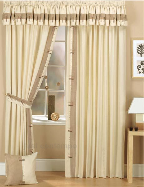 Tailored Valances Curtains, Valance Window Curtains Without Ruffle