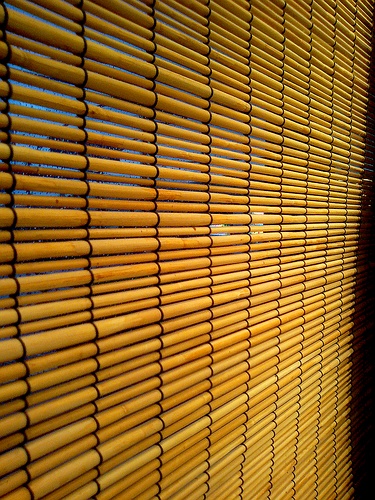 BAMBOO WINDOW BLINDS | KITCHEN WINDOW TREATMENTS