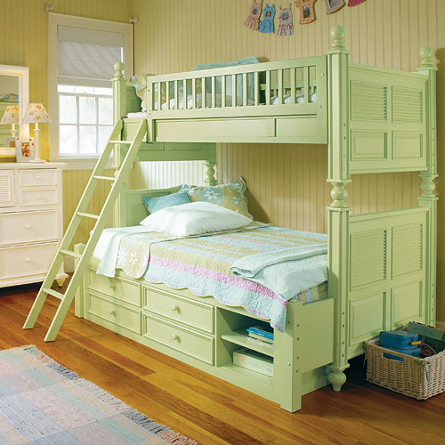 Girls Bunk Beds with Storage