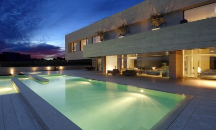 Breathtaking Travertine Home Set in Madrid Spain