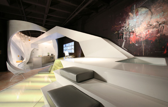 Futuristic Luxe Loft Design in Los Angeles