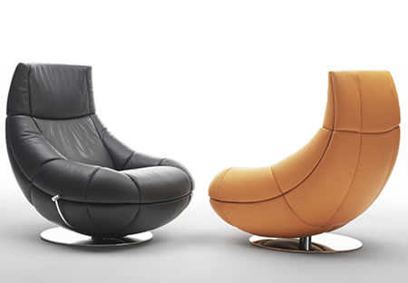 Color For Your Leather Armchair, Contemporary Leather Arm Chairs