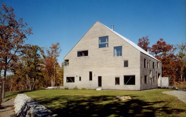 Barn Restored from Rustic to Modern and Cozy House in Pine Plains, New York by architect Preston Scott Cohen