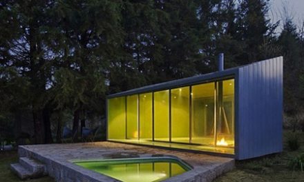 Stylish Mini Glass House for Relaxation by Mexican Architecture Firm, Parque Humano