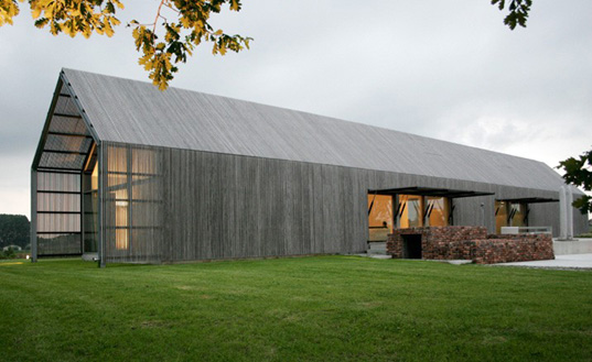 Recycled Belgian Barn House by Architect Rita Huys